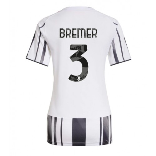 Juventus Gleison Bremer #3 Replika Hjemmebanetrøje Dame 2025-26 Kortærmet Juventus Gleison Bremer #3 Replika Hjemmebanetrøje Dame 2025-26 Kortærmet